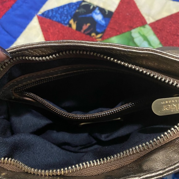 Botkier Bronze-Gold Leather Clutch Wristlet - Picture 12 of 16